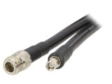 Cablu Coaxial 50&Omega; 5m N-Femelă la RP-SMA-Masculin Negru