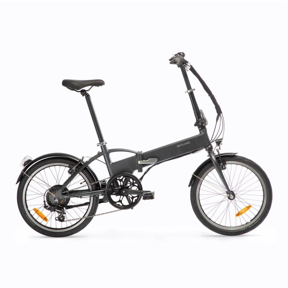 Bicicletă pliabilă cu asistență electrică TILT 500 E Gri-Negru, Btwin |  Okazii.ro