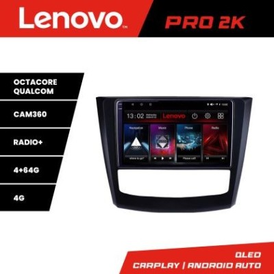 Navigatie Renault Kadjar facelift 2019-2022 Lenovo Qled 2K Octa Core 4+64 360 DSP carplay android auto radio gps internet kit-9030-facelift+PRO-2K-10- foto