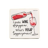 Cumpara ieftin Suport pahar - Wine Superpower | ArtMyWay