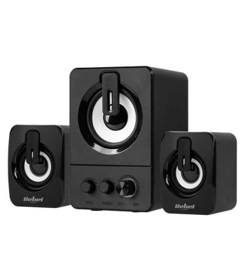 Boxe PC 2.1 5W subwoofer 2x3W difuzoare alimentare USB 5V control foto