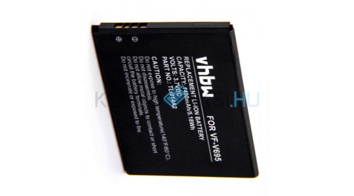 Baterie de telefon mobil VHBW TLi014A2 - 1400mAh, 3.7V, Li-ion