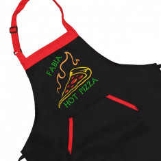 Sort personalizat brodat &amp;quot;Hot pizza&amp;quot; (Culoare: Negru premium (piele maro)) foto