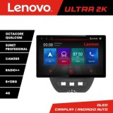 Navigatie Citroen C1 Peugeot 107 Toyota Aygo 2005-2014, Ecran 2K QLED 13&quot;,Octacore,8Gb RAM,128Gb Hdd,4G,360,DSP,Carplay,Bluetooth v1 CarStore Technolo