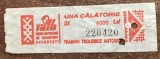 QW29 - Bilet de colectie - transporturi - transport local - Bucuresti - bilet calatorie RATB