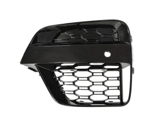 Grila bara protectie, spoiler Bmw X3 (G01), 06.2017-07.2021; X4 (G02), 03.2018-, model: pachet,M, montare fata, stanga, gaura senzor parcare, RapidAu