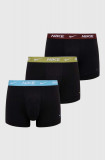 Nike boxeri 3-pack barbati, culoarea negru