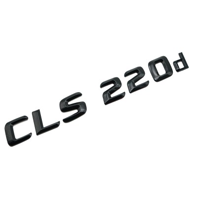 Emblema CLS 220d Negru, pentru spate portbagaj Mercedes foto
