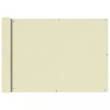 VidaXL Prelată balcon din material textil oxford, 75 x 600 cm, bej