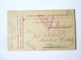 Rara! Carte postala pentru prizonierii de razboi WWI cenzurata militar Irkutsk(Siberia) 1917 si expediata din lagarul de la Berezovka