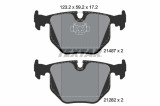 TEXTAR 2148701 Q+ set placute frana,frana disc