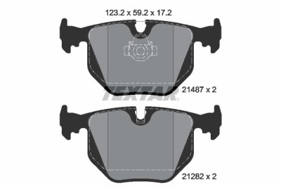 TEXTAR 2148701 Q+ set placute frana,frana disc foto