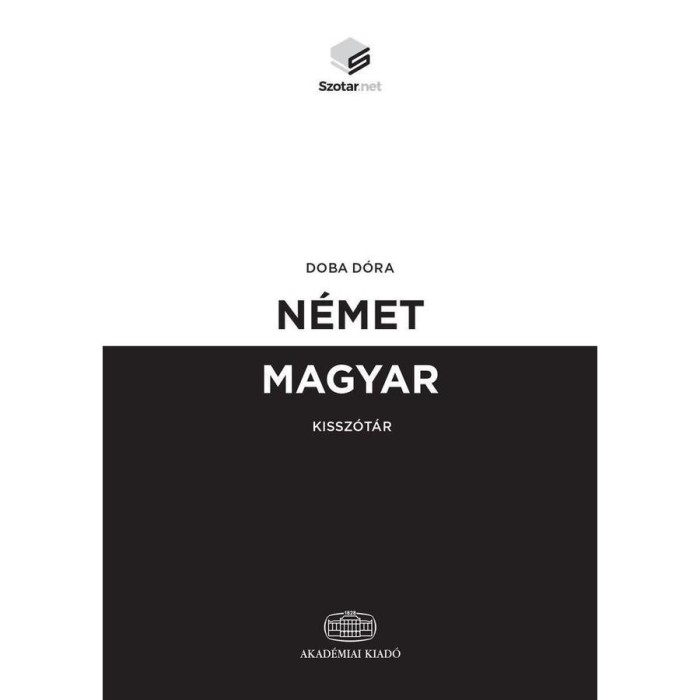 N&eacute;met-magyar kissz&oacute;t&aacute;r + online sz&oacute;t&aacute;rcsomag - Doba D&oacute;ra