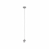 Cablu Pendul E27, 60W, Crom Mat, Metalic, IP20