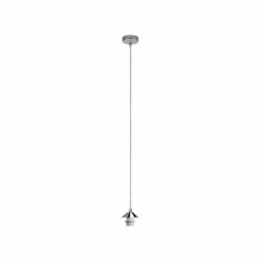 Cablu pentru pendule, dulie E27, 60W, cromat mat, IP20, metal