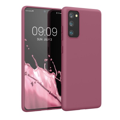 Husa pentru Samsung Galaxy S20 FE, Silicon, Roz, 53604.167 foto