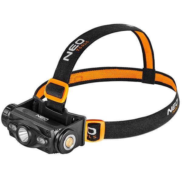 Lanterna frontala LED CREE L2 rosu/albastru 1000lm USB NEO TOOLS 99-028 HardWork ToolsRange