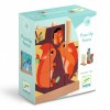 Puzzle vertical cu cuburi Puzz-Up Forest, Djeco