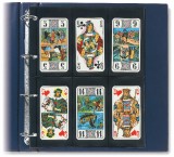 Set 5 folii negre,Compact A4, cu 12 buzunare de 145 x 70 mm