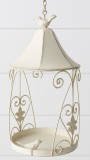 Baie pasarele din fier forjat antik white AJA400
