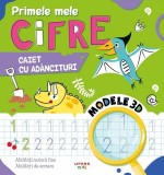 Primele Mele Cifre - Caiet cu Adancituri, Litera, 3+ ani, Carte Educativa, Coperta Brosata, 24 Pagini