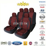 Huse auto universale Premium pentru scaune masina - rosii, Carguard