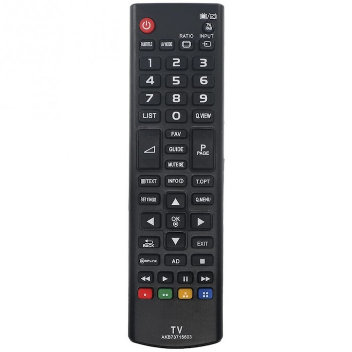 Telecomanda pentru LG AKB73715603, Universal, x-remote, Negru