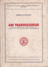 1142SPN Ars Transsilvaniae, etudes d&amp;rsquo;histoire de l&amp;rsquo;art transylvain, Studien zur Kunstgeschichte Siebenb&amp;uuml;rgens de Coriolan Petranu, 1944, Sibiu foto