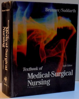 TEXTBOOK OF MEDICAL-SURGICAL NURSING , SIXTH EDITION , 1988 foto