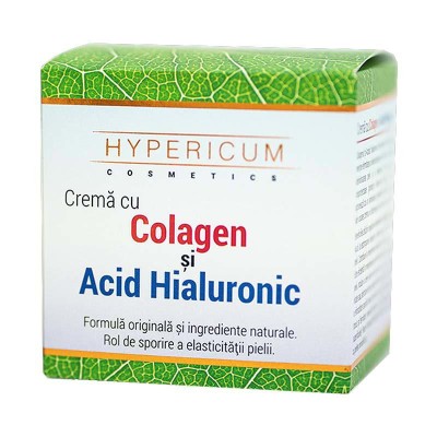 Crema cu Colagen si Acid Hialuronic 40ml Hypericum foto