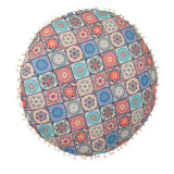 Perna decorativa Tiles Pon Pon, 60 cm, poliester, Multicolor, General