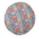 Perna decorativa Tiles Pon Pon, 60 cm, poliester, Multicolor