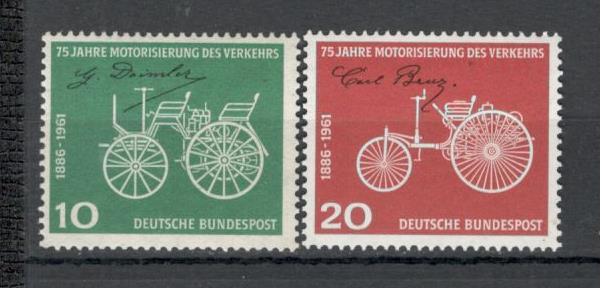 Germania.1961 75 ani motorizarea mijloacelor de transport MG.157