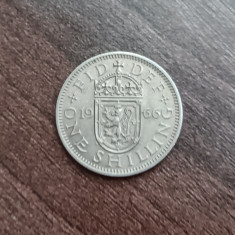M3 C50 - Moneda foarte veche - Anglia - one shilling - 1966