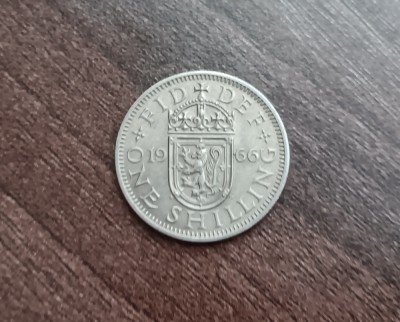 M3 C50 - Moneda foarte veche - Anglia - one shilling - 1966 foto