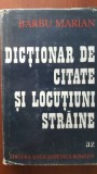 Dictionar de citate si locutiuni straine Barbu Marian