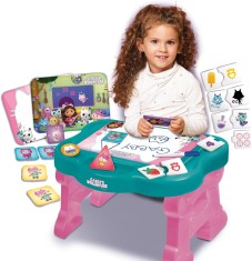 Masuta cu activitati educative Gabby's Dollhouse, 10 jocuri incluse