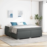 Cumpara ieftin Cadru de pat Gri &icirc;nchis 180 x 200 cm țesătură