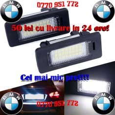 Becuri LED numar lampa numar BMW E60-E82-E90-E92-F10-F30-F15-F16 foto