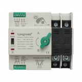 Comutator ATS 220V monofazat, separator automat de la panouri fotovoltaice la retea LRQ5-100/2P 63A Longroad