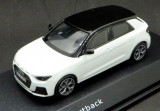 Schuco AUDI A1 sportsback ( white / black roof ) 2020 1:43, Volkswagen