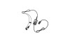 Casti handsfree Nokia model HS-20 cu mufa de 3.5 mm si adaptor AD-41
