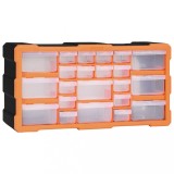 VidaXL Organizator cu 22 de sertare, 49 x 16 x 25,5 cm