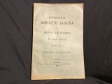 Mitropolitul Andreiu Saguna / Monografie istorica de Dr Ioan Lupas anul 1911 !