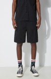 Stan Ray pantaloni scurti din bumbac Cargo culoarea negru, SS2402663