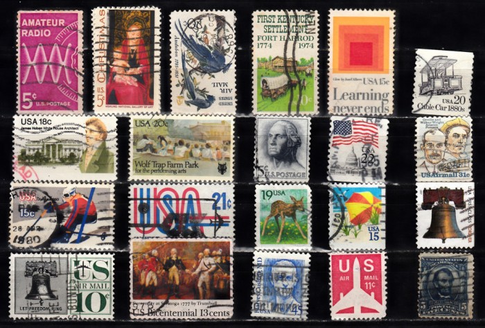 A7 T1 80 - Timbre foarte vechi - America