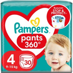 Scutece-chilotel Pampers Pants Value Pack Marimea 4, 9-15 kg, 30 buc