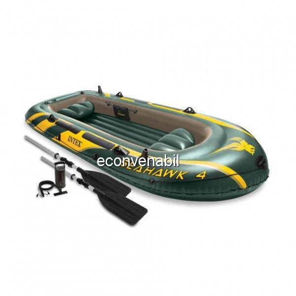 Barca Pneumatica Seahawk IV 4 persoane Intex 68351NP Barca Pneumatica Seahawk IV 4 persoane Intex 68351NP