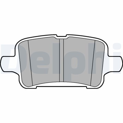 DELPHI LP3218 set placute frana,frana disc foto