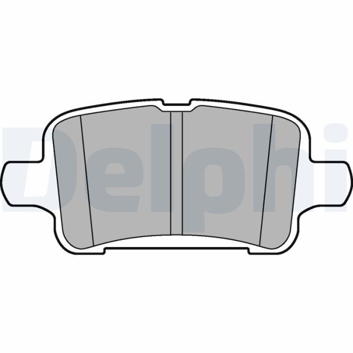 DELPHI LP3218 set placute frana,frana disc